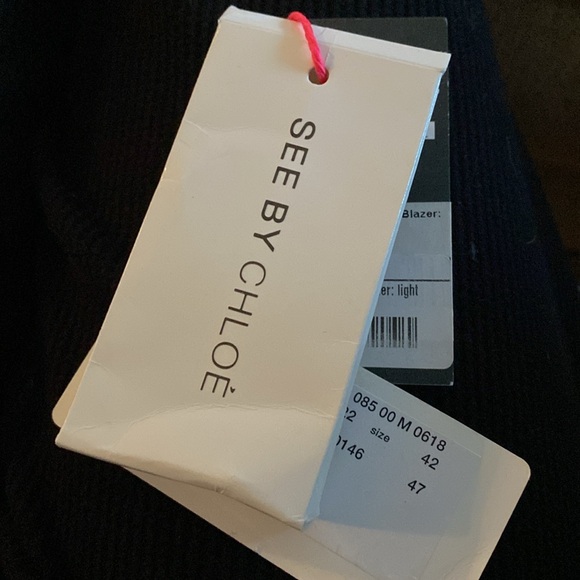 SEE BY CHLOE EASY CROPPED BLAZER light heathered grey - Picture 10 of 10